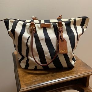 Dooney & Bourke Vintage Zebra Tote
